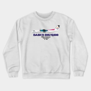 DeHavilland Canada Dash 8-300/Q300 - BWee Express "Old Colours" Crewneck Sweatshirt